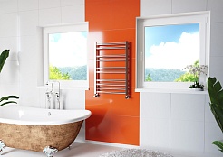 Lemark Полотенцесушитель водяной Melange П10 500x800 хром – фотография-3