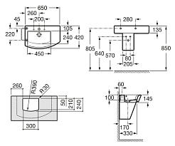 Roca Раковина "Hall" 327620000 – фотография-8