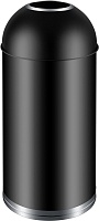 WeltWasser Ведро для мусора WW Robby BL 50L черное матовое