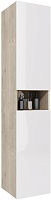 Dreja Шкаф пенал Perfecto 35 подвесной белый/дуб эврика