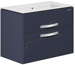  Тумба с раковиной Nota 75 серая – фотография-1