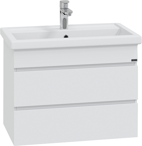 СанТа Тумба с раковиной Марс 70 подвесная белая – фото-1