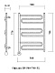 Domoterm Полотенцесушитель Офелия П9 500*700 E L – фотография-8
