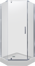 Triton Душевой уголок Дека-хром 100/100 Щ0000056816 – фотография-1