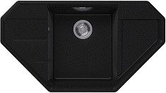 Dr. Gans Мойка кухонная Крона 910 угловая черная