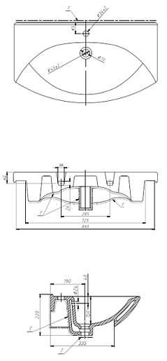 ValenHouse Комплект мебели Эллина 85 кальяри, фурнитура бронза – картинка-5