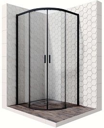 Ambassador  Душевой уголок Queen 11011201 Black – фотография-1