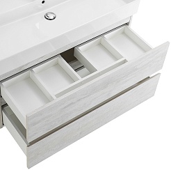 BelBagno Тумба с раковиной Molveno-46 80 подвесная legno bianco – фотография-4