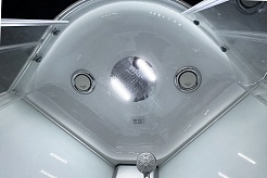 Royal Bath Душевая кабина HKST RB 90HKST-WT 90x90 с г/м с хамамом стекло прозрачное профиль белый – фотография-9