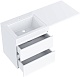 Vivon Тумба под раковину под стиральную машину Vivon Donna 120 подвесная белый глянец эмаль – картинка-23