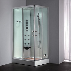 Eago Душевая кабина DZ954 F8 L белое стекло – фотография-2