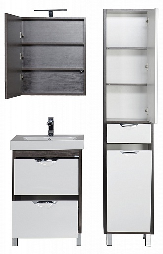 Aquanet Комплект Мебели "Гретта 60" венге (172710) – картинка-7