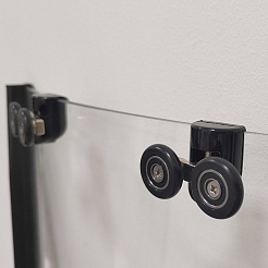 Triton Душевая кабина Прайм-Блэк-Вельвет 90x90 А без крыши – фотография-11