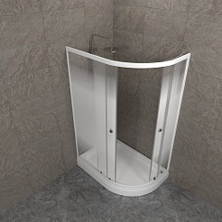 Triton Душевой уголок Коралл Лайт А 120/80 левый – фотография-6