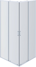 Aquatek Душевой уголок Ария 90x90 AQ ARI KV 09020CH профиль хром стекло прозрачное – фотография-1