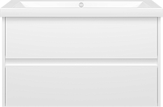 Misty Тумба для умывальника Алиса 90, 2 ящика, подвесная