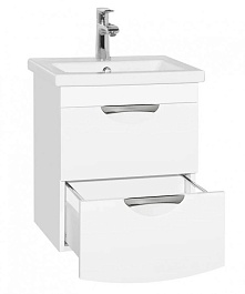Style Line Тумба с раковиной Жасмин-2 50 Люкс белая – фотография-6