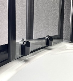 Royal Bath Душевой уголок RB 8120BK-T-BL 120х80х200 R – фотография-3