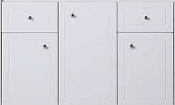 ASB-Mebel Мебель для ванной Орхидея 80 белое дерево – фотография-8