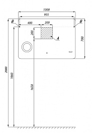 Акватон Зеркало для ванной "Элио 100" – фотография-2