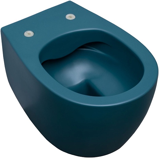Allen Brau Унитаз подвесной Fantasy 4.11004.PT петроль с крышкой 4.11005.PT – фотография-24