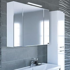 СанТа Тумба с раковиной Виктория 100 NEW подвесная – фотография-7