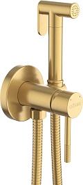 Cezares Гигиенический душ Relax RELAX-DIF-BORO со встраиваемым смесителем брашированное золото – фотография-2