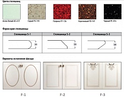 Водолей Мебель для ванной "Изабель 110" F-2 красная – фотография-5