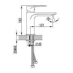 Iddis Смеситель для раковины Edifice EDISB00i01 – фотография-7