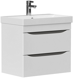 Volna Мебель для ванной Lake 70.2Y R подвесная белая – фотография-4