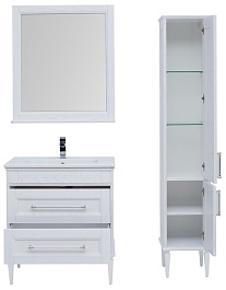 Aquanet Зеркало Бостон 80 ясень – фотография-4