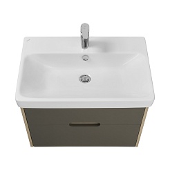 Акватон Тумба с раковиной Оливия 90 Грей/Дуб Ойстер – фотография-3