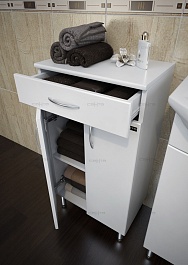 СанТа Тумба для ванной TH 60 2 двери, 1 ящик (301007) – фотография-6