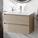 Teymi Тумба под раковину Laina 75 подвесная дуб светлый – картинка-16