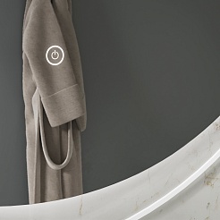 Equil Зеркало Elegante D80 с подсветкой мэйджик – фотография-3