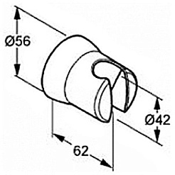 Kludi Настенный держатель "Balance 5205005-00" – фотография-2
