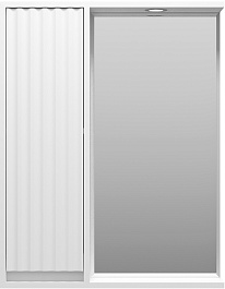 Brevita Зеркальный шкаф Balaton 65 L белый – фотография-3