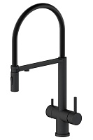 Oliveeka Смеситель для кухни K OL-458009-MB черный матовый