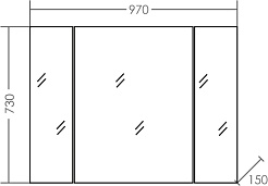СанТа Мебель для ванной под стиральную машину Лондон 100 R белая – фотография-16