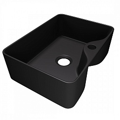 Teymi Накладная мебельная раковина Helmi Mini 41 цвет чёрный матовый T50289 – фотография-3