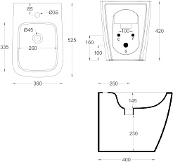 ArtCeram Биде напольное A16 ASB002 – фотография-2