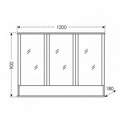 СанТа Мебель для ванной Верона 120 – фотография-5