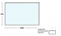 De Aqua Зеркало Сильвер 12075 (SIL 407 120 S) – фотография-3