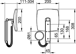 Keuco Косметическое зеркало iLook Move 17613 019000 с подсветкой – фотография-2