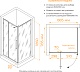 RGW Душевой уголок Classic CL-46B 90x80 профиль черный стекло прозрачное – картинка-14