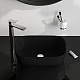 Am.Pm Мебельная накладная раковина Func 45 черная матовая – картинка-8
