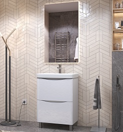 Vigo Мебель для ванной Glem 600-0-2 белая – фотография-1