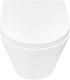 Azario Унитаз подвесной Nove AZ-9312T безободковый белый – картинка-21