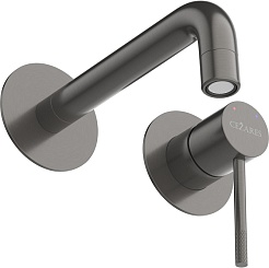 Cezares Смеситель для раковины чаши Relax RELAX-BLI2-1-GM-W0 встраиваемый оружейная сталь – фотография-2