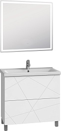 Vigo Мебель для ванной Geometry 2-700 белая – фотография-1